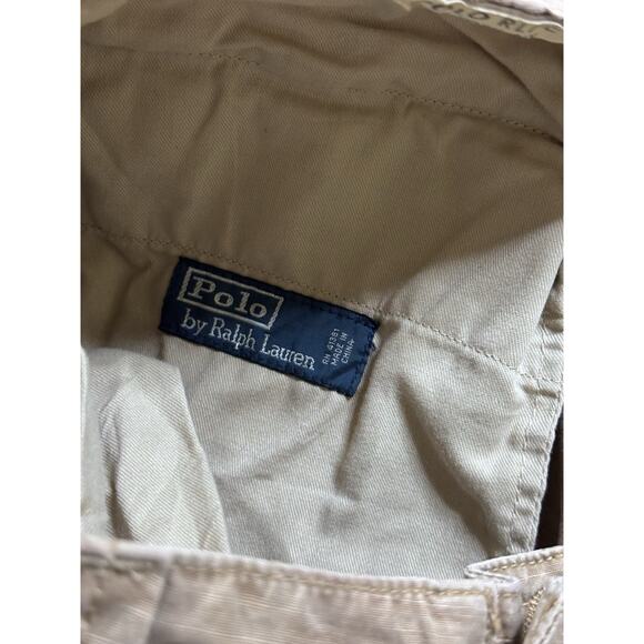 VTG Polo Ralph Lauren RLPC OG-107 GS Combat Trousers Army Khaki Men 36x30 - Picture 4 of 16